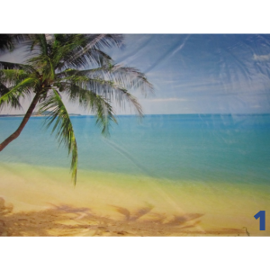 Landschapsdoek zomer strand (1)