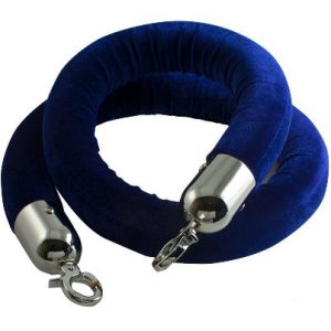 Afscheidingskoord blauw 1,5 m.