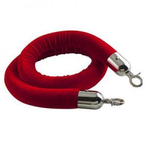 Afscheidingskoord rood 1,5 m.