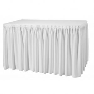 Buffetrok wit 390x70 cm