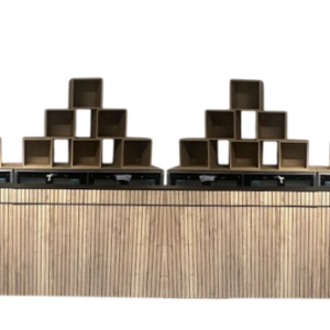 Flow bar 880 cm compleet incl achterkasten, opzetblokken en koeling