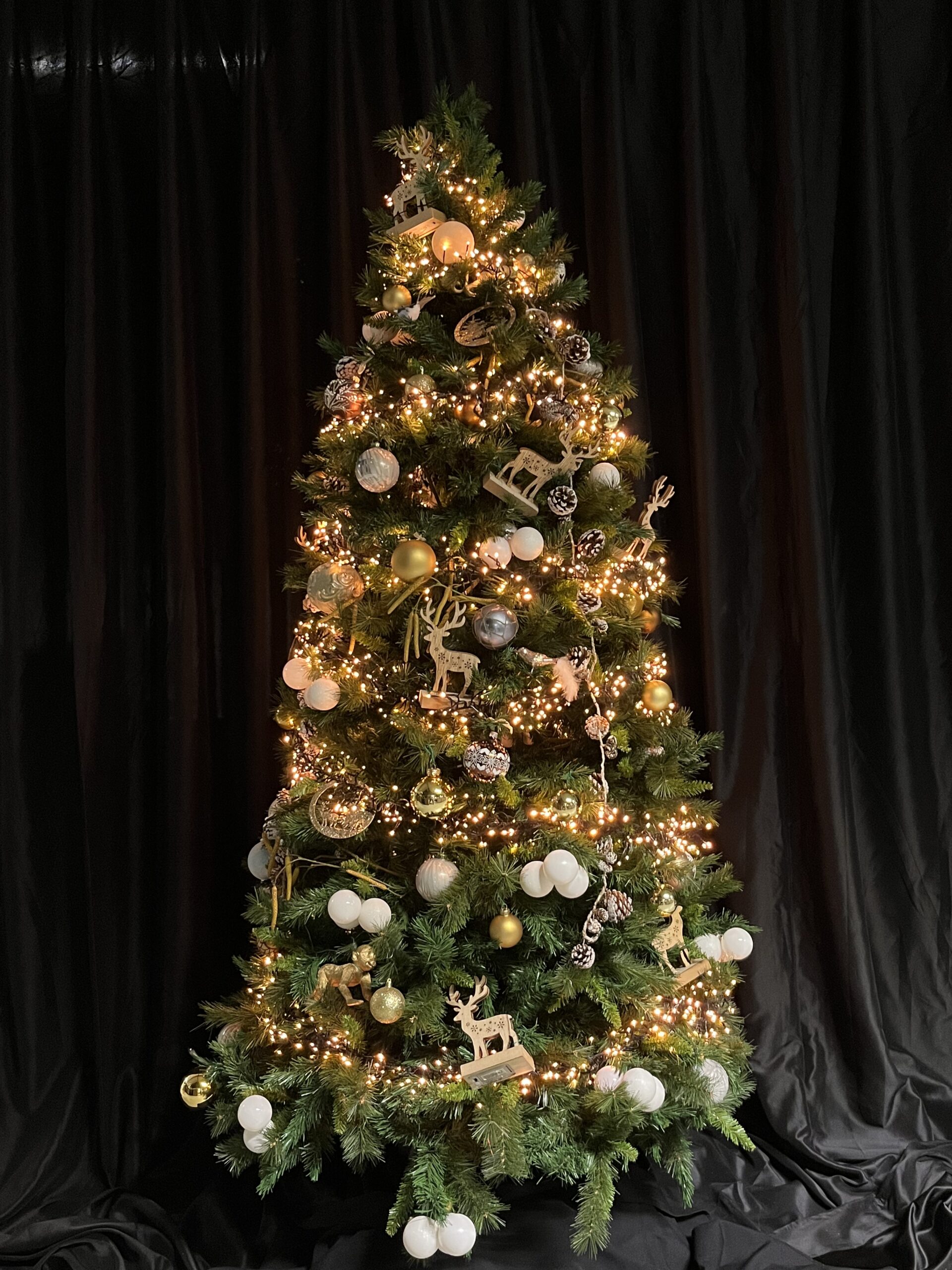 Kerstboom (diverse versieringen)