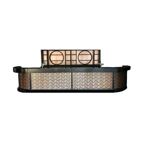 Nero bar 630 cm compleet incl. 2 achterkasten met opzet en koeling
