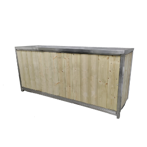 Klapbuffet / werkbank hout