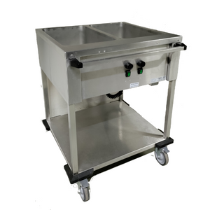 Au bain marie verrijdbaar 2 vaks