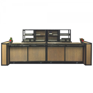 Nature bar 480cm compleet incl. 2 achterkasten en koeling