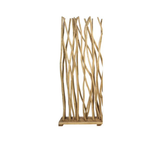Deco teak afscheiding 60 cm breed 120 cm hoog