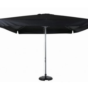 Parasol incl. voet zwart 3 x 3 meter
