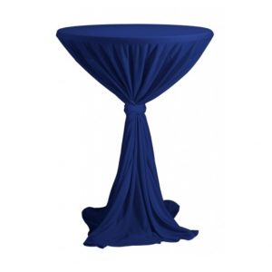 Praattafelhoes met strik blauw