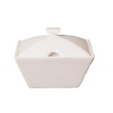 Square schaaltje met deksel tbv 3 vaks bordje