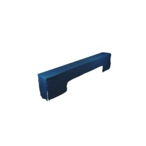 Hoes voor braderiebank blauw