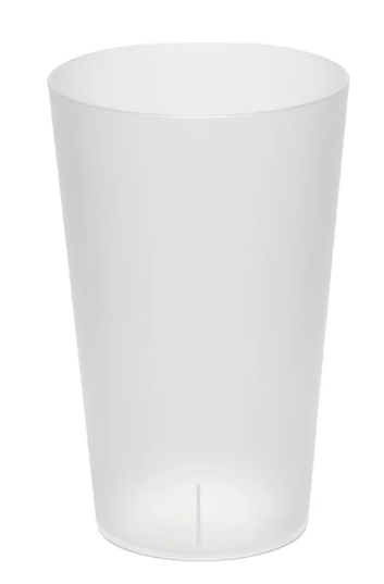 PVC Kunststof beker 0,2 (krat 30 stuks)